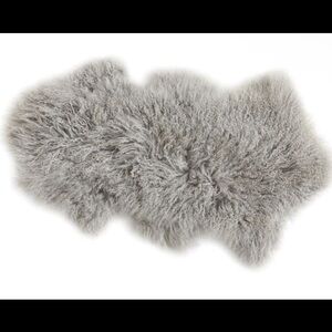 Real Mongolian Sheepskin Rug/Throw